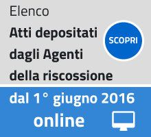 Elenco atti depositati dagli Agenti della Riscossione
